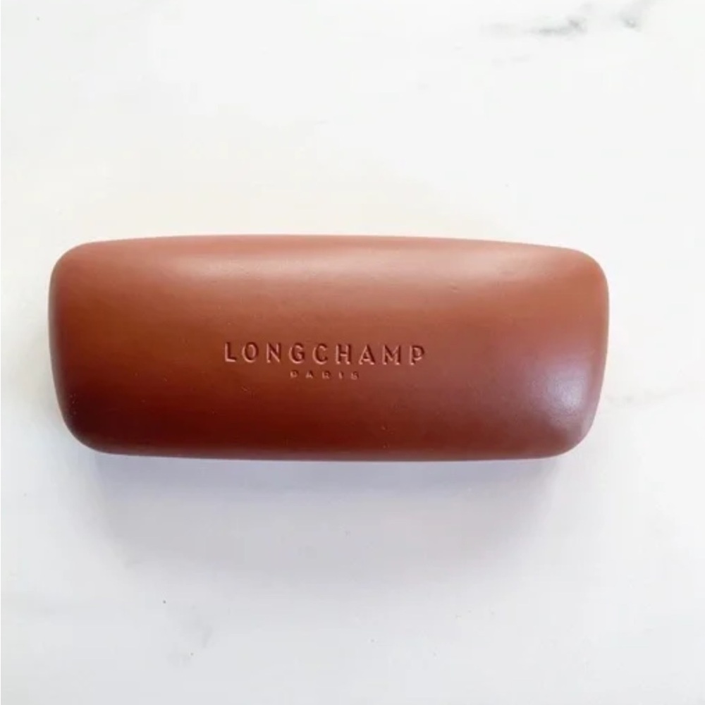 Longchamp eyewear case brown